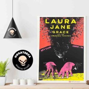 Laura Jane Grace And The Trauma Tropes Merch On 21 11 2024 At Key Club In Leeds UK Home Decor Poster Canvas