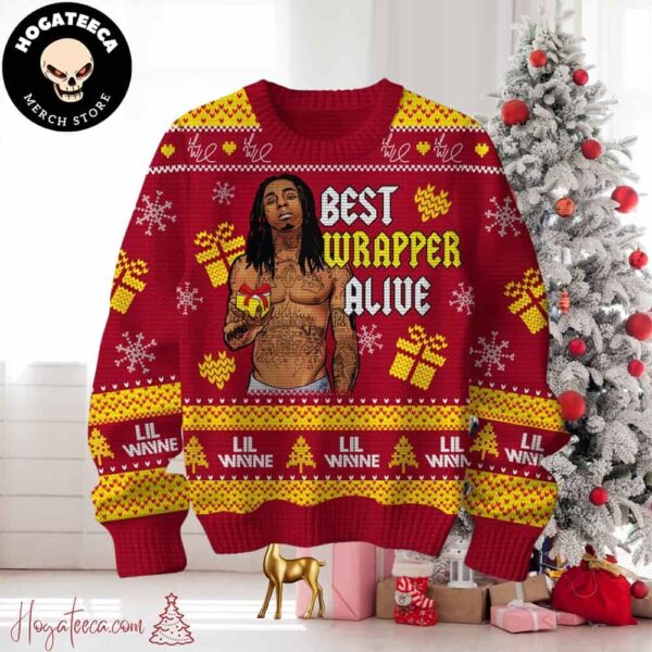 Lil Wayne Best Wrapper Aliue Ugly Christmas Sweater Chirstmas Gifts 2024 Xmas For Family And Friends Ugly Sweater