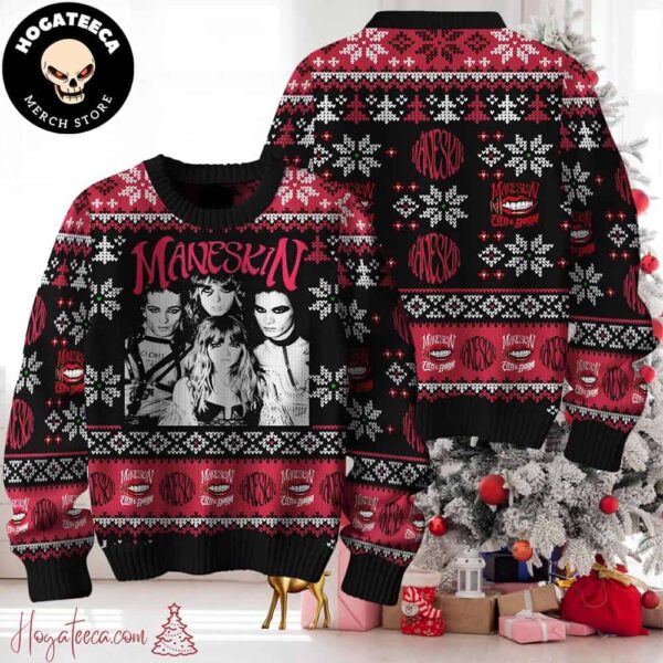 Maneskin Little Buoni Ugly Christmas Sweater Chirstmas Gifts 2024 Xmas For Family And Friends Ugly Sweater