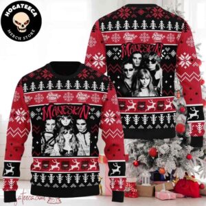 Maneskin Rock Band Chirstmas Gifts 2024 Xmas For Family And Friends Ugly Sweater