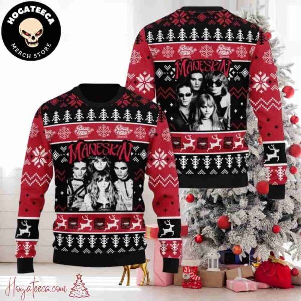 Maneskin Rock Band Christmas Sweater Chirstmas Gifts 2024 Xmas For Family And Friends Ugly Sweater