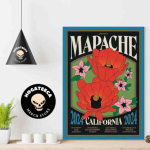 Mapache California 2024 December Performance Schedule Home Decor Poster Canvas