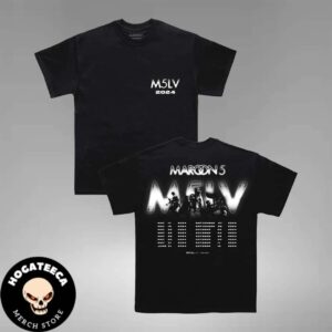 Maroon 5 ML5V Tour Date From May To October 2024 Dobly Live At Park GMG In Las Vegas Two Sides Unisex T-Shirt