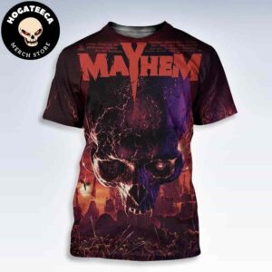 Mayhem Festival Merch In San Bernardino CA On October 12 2024 The Depiction Of The Twilight Of The Gods All Over Print Shirt