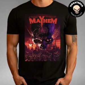 Mayhem Festival Merch In San Bernardino CA On October 12 2024 The Depiction Of The Twilight Of The Gods Unisex T Shirt