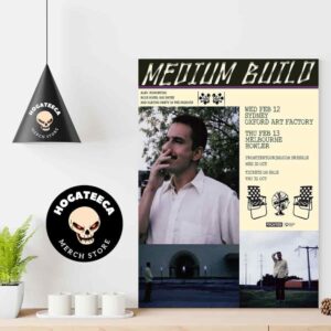 Medium Build Australia Tour Feb 2025 Performance Schedule Home Decor Poster Canvas