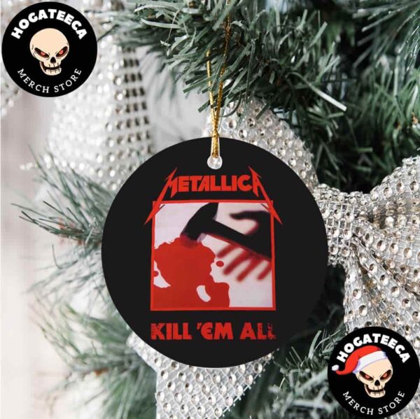 Metallica Kill ‘Em All Banner Tree Decorations Ornament