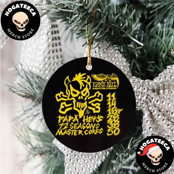 Metallica Papa Het’s Ernie Ball 72 Seasons Master Cores Strings James Hetfield Master Core guitar Tree Decoration Ornament