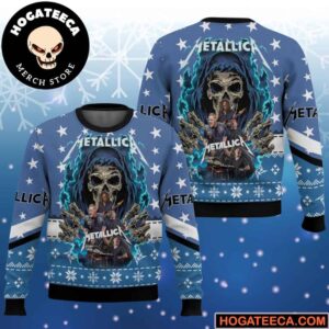 Metallica Trapped Under Ice Chirstmas Gifts 2024 Xmas For Family And Friends Ugly Sweater