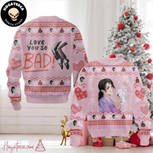 Michael Jackson Love You So Bad Ugly Christmas Sweater Chirstmas Gifts 2024 Xmas For Family And Friends Ugly Sweater