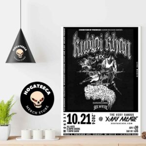 Milwaukee Hardcore And The Basement Collective Presents Kublai Khan Sanguisugabogg And See No Evil On Oct 21 2024 At X-Ray Arcade Home Decor Poster Canvas