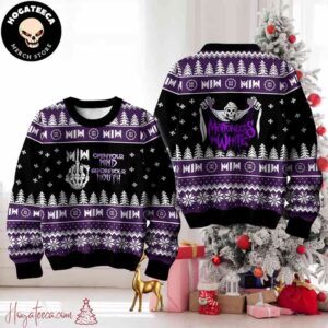 Motionless In White Open Your Mind Ugly Christmas Sweater Chirstmas Gifts 2024 Xmas For Family And Friends Ugly Sweater