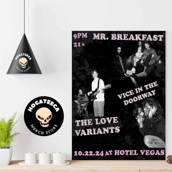 Mr Breakfast The Love Variants Vice In The Doorway On Oct 22 2024 At Hotel Vegas Home Decor Poster Canvas