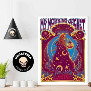 My Morning Jacket Merch For Show In Richmond Va With Jadebird On October 3rd 2024 Home Decor Poster Canvas