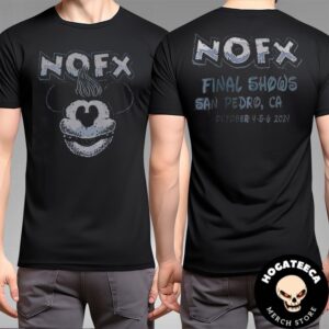 NOFX Final Tour 2024 PUNK IN DRUBLIC San Pedro CA Mickey On October 4-5-6 2024 Two Sides Unisex T-Shirt