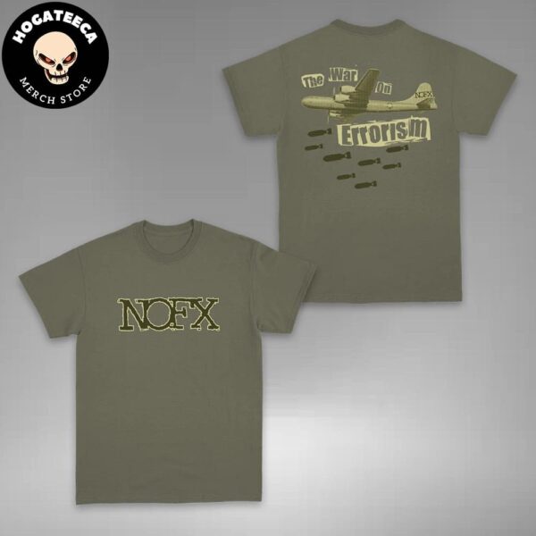 NOFX The Final Show Collection 2024 Dropping Bombs Two Sides Unisex T-Shirt