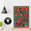 NOFX The Final Shows Day 1 2 3 Oct 4-5-6 2024 In San Pedro CA Full Lineup Home Decor Poster Canvas