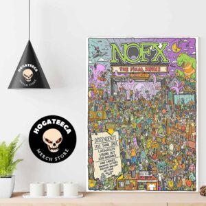 NOFX The Final Shows Where’s NOFX Day 2 On Sat Oct 5 2024 With Lineup In San Pedro California Home Decor Poster Canvas