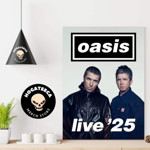 Oasis Live 25 North America Tour Home Decor Poster Canvas