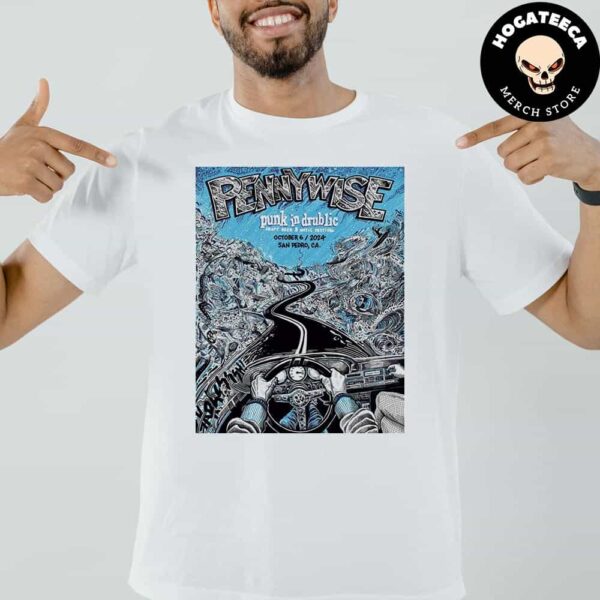 Pennywise Punk In Drublic Craft Beer And Music Festival On Oct 6 2024 In San Pedro CA Unisex T-Shirt