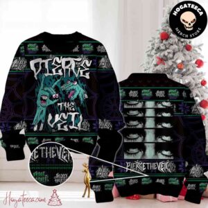 Pierce The Veil Ugly Christmas Sweater Chirstmas Gifts 2024 Xmas For Family And Friends Ugly Sweater