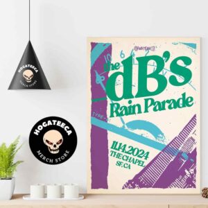 Power Pop Legends The Db’s Rain Parade On 11 14 2024 In The Chapel Sf CA Home Decor Poster Canvas