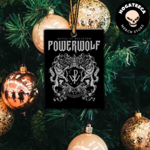 Powerwolf Metal Is Religion Christmas Gift Tree Decorations Ornament