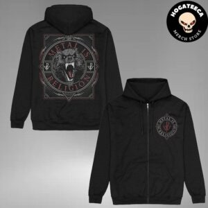 Powerwolf Wolfsnachte Europe Tour 2024 Metal Circle Two Sides Unisex Hoodie Shirt