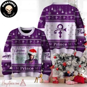 Prince Is All I Want For My Christmas 2024 Chirstmas Gifts 2024 Xmas For Family And Friends Ugly Sweater