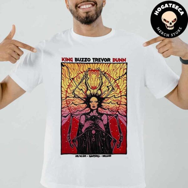 Real King Buzzo And Trevor Dunn Merch For Show On Oct 25 2024 In Santeria Milano Unisex T-Shirt