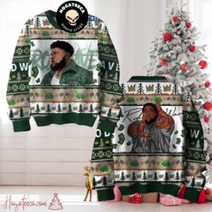 Rod Wave 2024 The Last Lap Christmas Sweater Chirstmas Gifts 2024 Xmas For Family And Friends Ugly Sweater