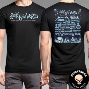 Sick New World 2025 On April 12 2025 In Las Vegas Festival Grounds Two Sides T-Shirt