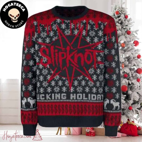 Slipknot Holiday Sweater Chirstmas Gifts 2024 Xmas For Family And Friends Ugly Sweater