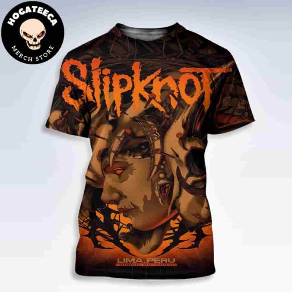 Slipknot Merch In Lima Peru On October 28 2024 At Costa 21 All Over Print Shirt