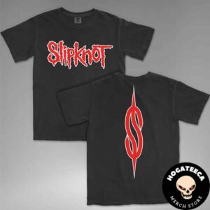 Slipknot The Portal Ritual S Red Text Logo Merch Two Sides Unisex T-Shirt