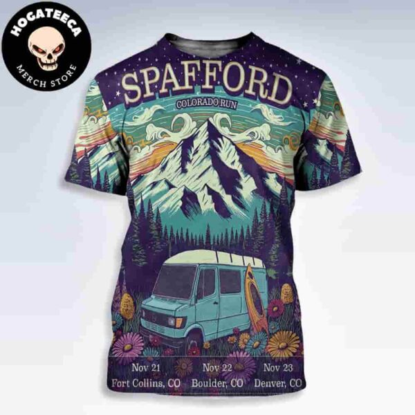 Spafford Colorado Run Performances Scheduled On November 2024 All Over Print Shirt