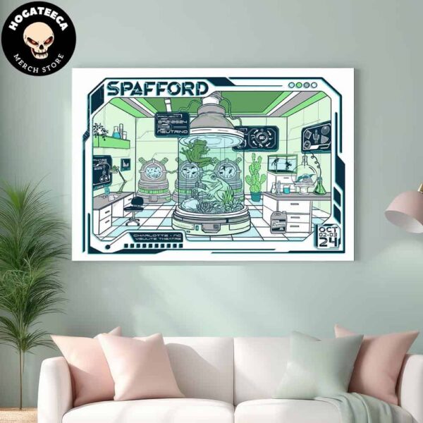 Spafford Merch In Charlotte Nc At Visulite Theatre On Oct 2 3 2024 Home Decor Poster Canvas