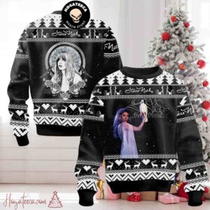 Stevie Nicks Fan Christmas Sweater Chirstmas Gifts 2024 Xmas For Family And Friends Ugly Sweater