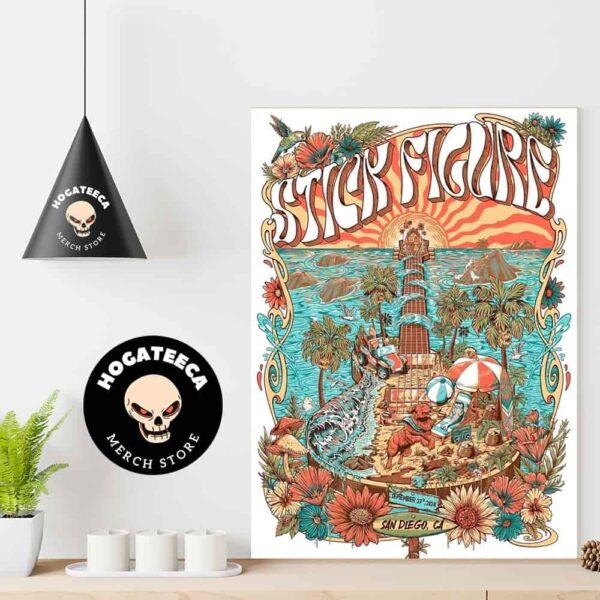 Stick Figure Merch In San Diego C September 27th 2024 Home Decor Poster Canvas