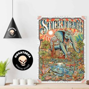 Stick Figure Merch Poster For Show In Las Vegas On October 4th 2024 Home Decor Poster Canvas