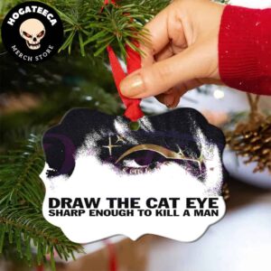 Taylor Swift Draw The Cat Eye Christmas 2024 Tree Decorations Ornament