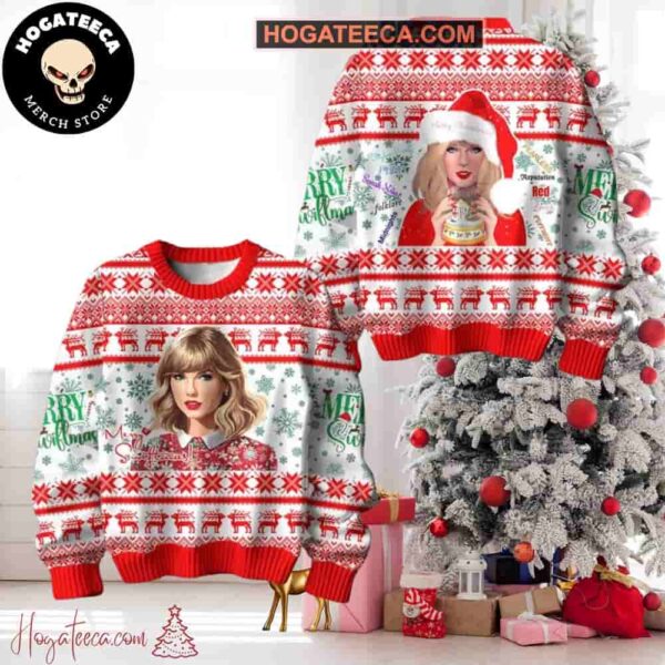 Taylor Swift Reputation Red Speak Now Folklore Chirstmas Gifts 2024 Xmas For Family And Friends Ugly Sweater