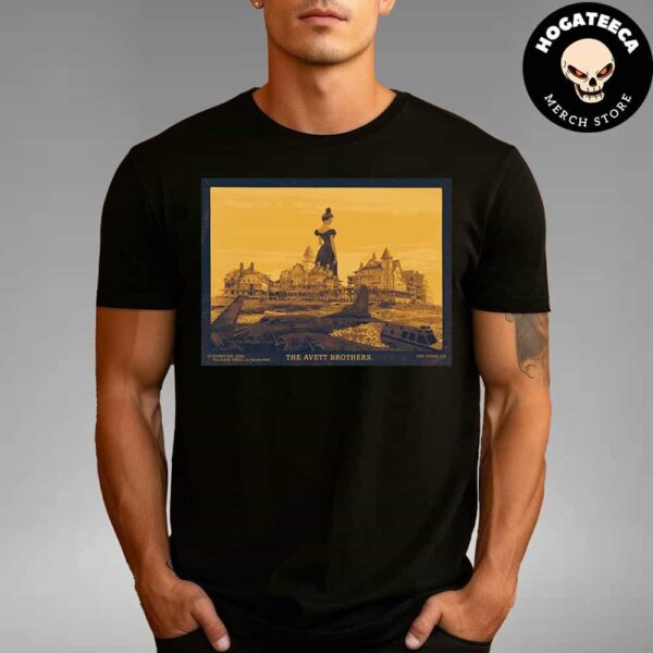 The Avett Brothers On October 6th 2024 The Rady Shell At Jacobs Park In San Diego Ga Unisex T-Shirt