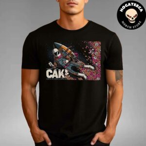 The Band Cake An Evening with CAKE Merch Poster On October 5h 2024 In Oceanside CA At Frontwave Arena Unisex T-Shirt