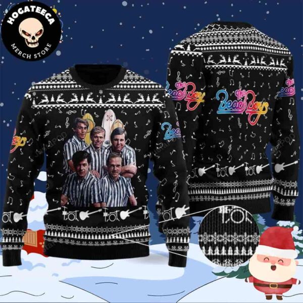 The Beach Boys Band Ugly Christmas Sweater Chirstmas Gifts 2024 Xmas For Family And Friends Ugly Sweater