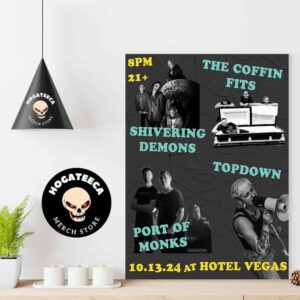 The Coffin Fit Shivering Demons Port Of Monks Topdown October 13 2024 At Hotel Vegas Home Decor Poster Canvas