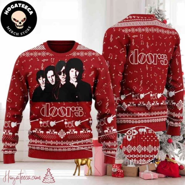 The Doors Band Ugly Christmas Sweater Chirstmas Gifts 2024 Xmas For Family And Friends Ugly Sweater