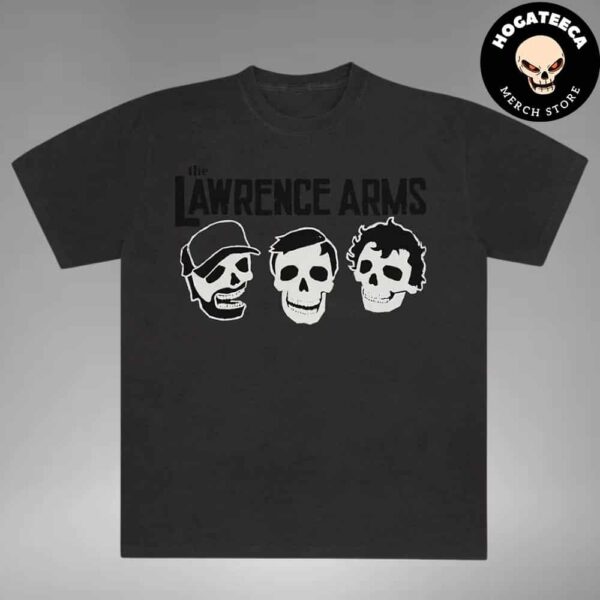 The Lawrence Arms The 25th Anniversary Vintage Line Skull Merch Unisex T-Shirt