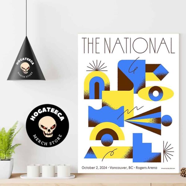 The National Merch On October 2 2024 In Vancouver BC At Rogers Arena Home Decor Poster Canvas