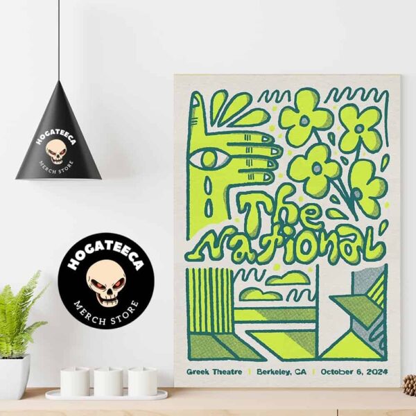 The National Zen Diagram Tour Merch Poster For Show At Greek Theatre In Berkeley CA On October 6 2024 Home Decor Poster Canvas